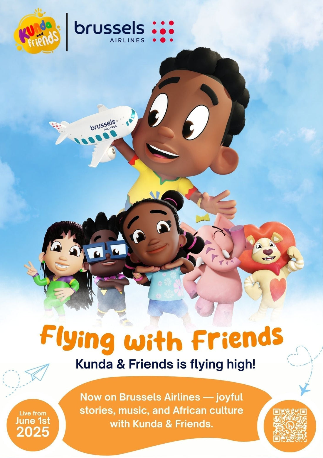 Kunda & Friends Takes Flight with Brussels Airlines!