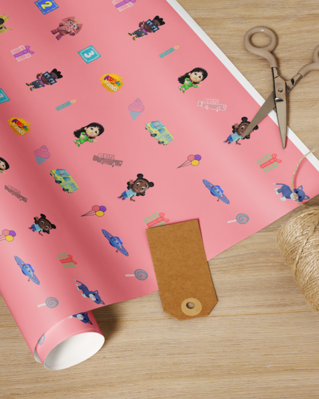 Gift Wrapping Paper - Pink