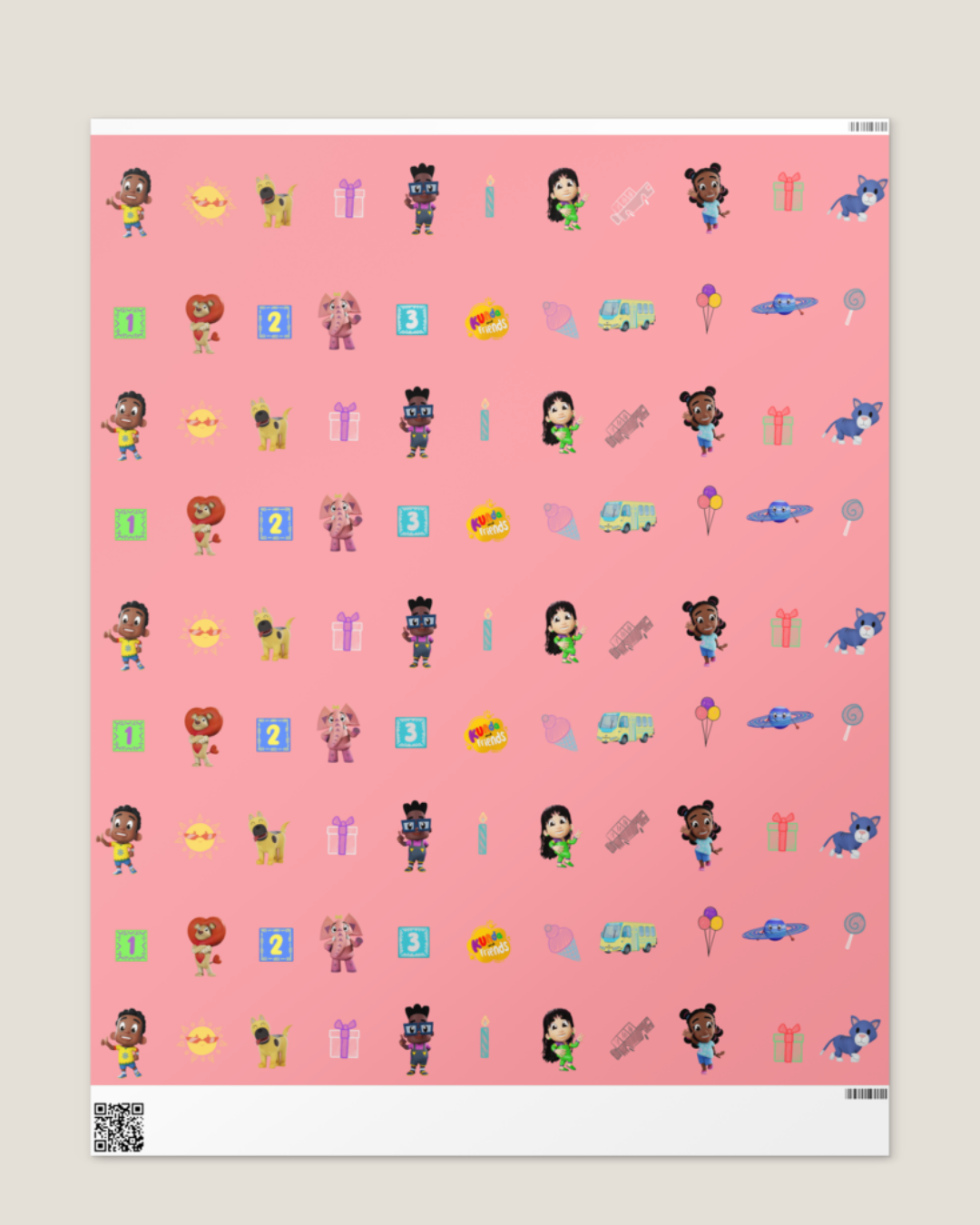 Gift Wrapping Paper - Pink