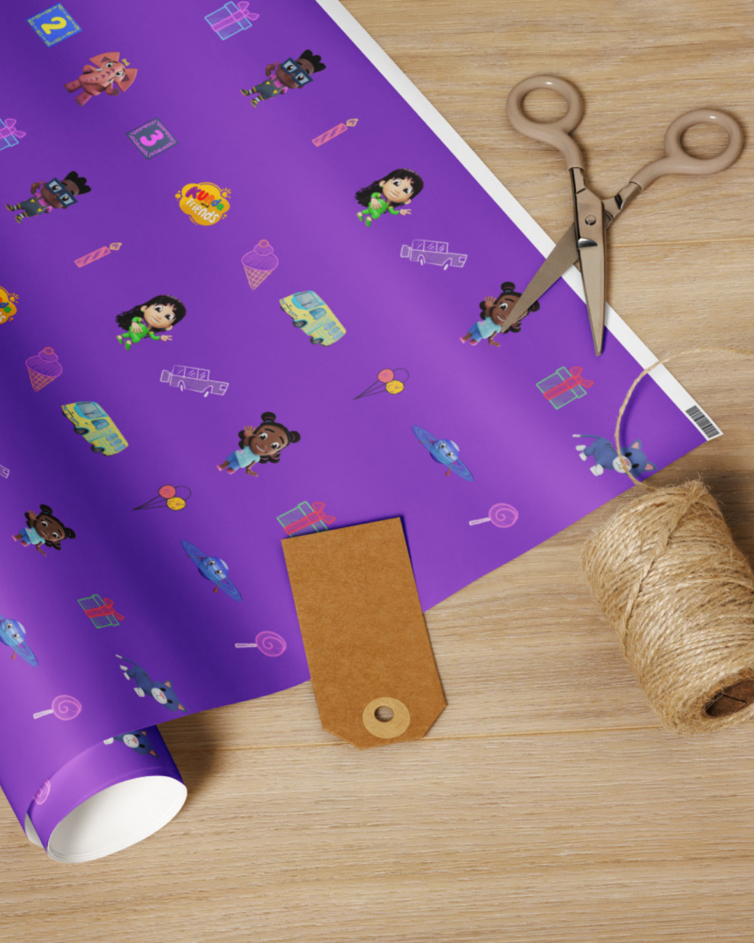 Gift Wrapping Paper - Purple