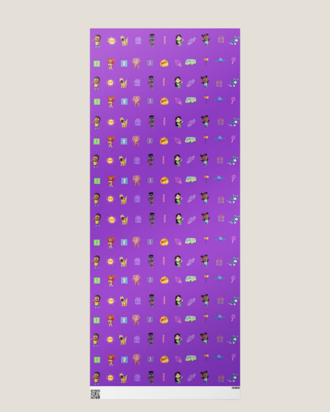Gift Wrapping Paper - Purple