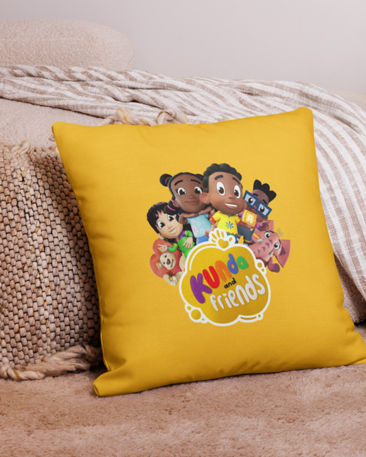 Kunda & Friends Character Pillow – Royal Yellow