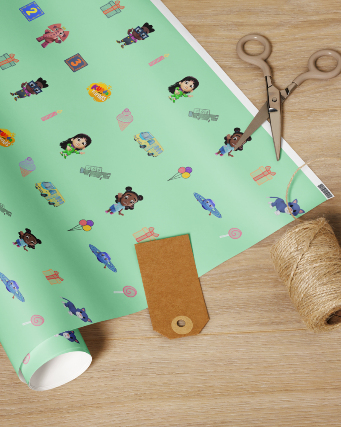 Gift Wrapping Paper - Green
