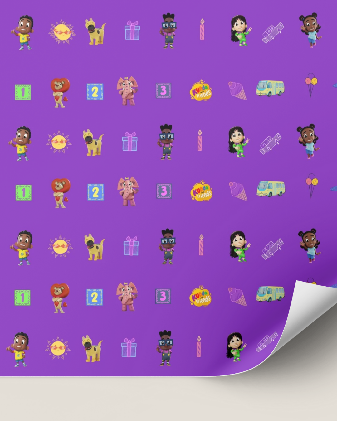 Gift Wrapping Paper - Purple