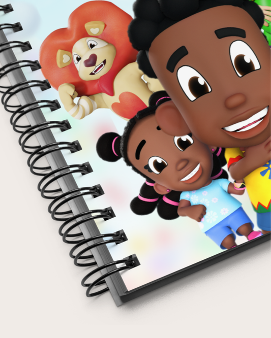 Kunda & Friends Spiral Notebook