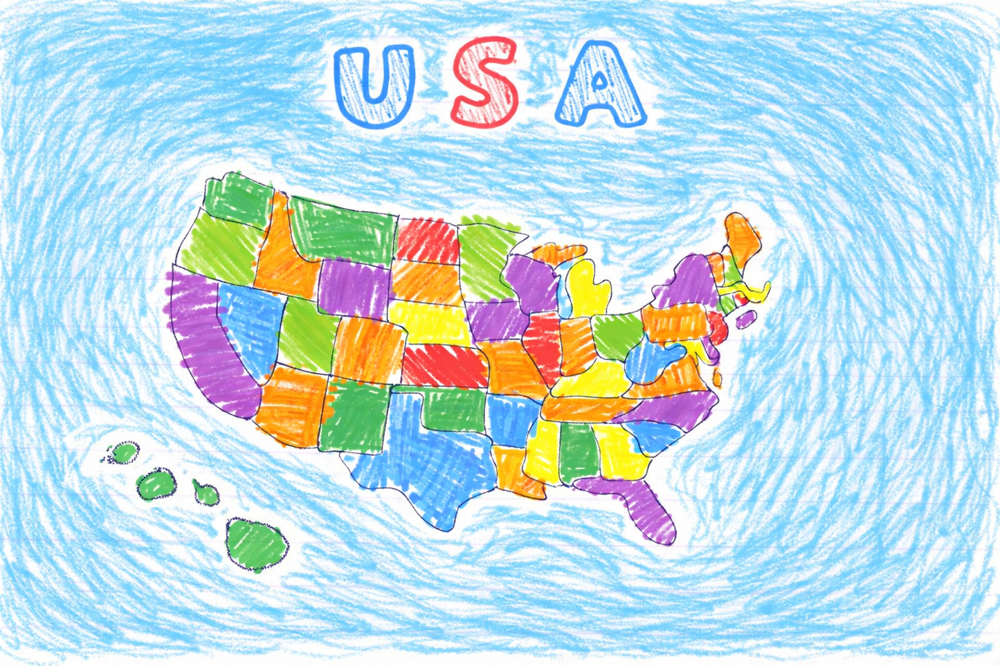 Thandi Around the USA Kids Tee (ages 2-6 years)