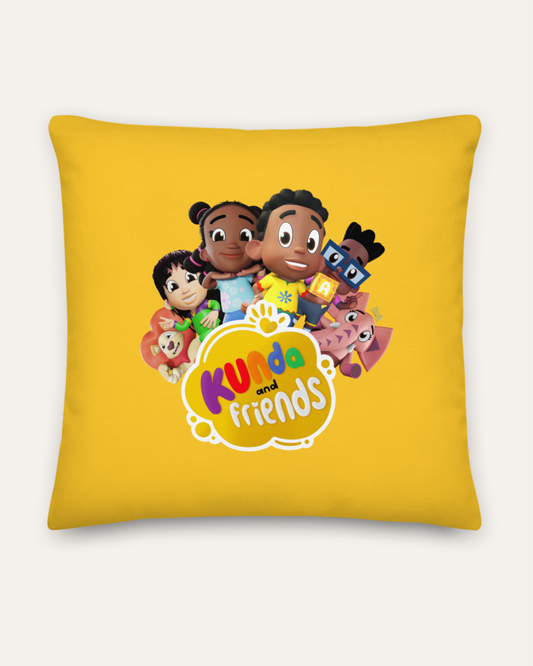 Kunda & Friends Character Pillow – Royal Yellow