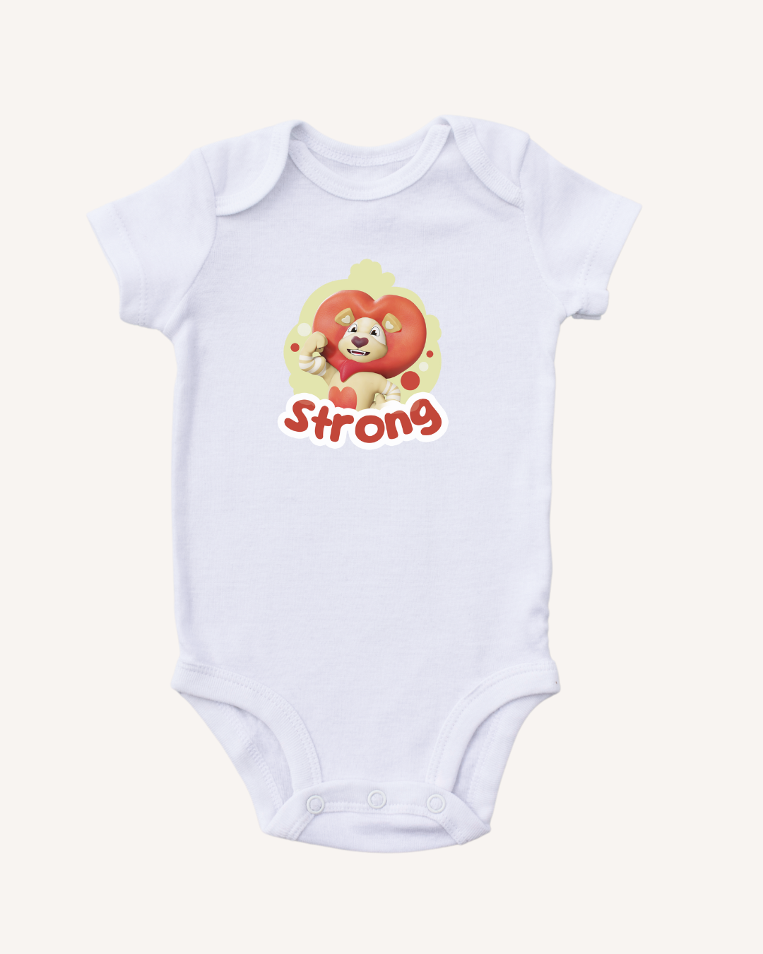 Leo Strong Baby Bodysuit