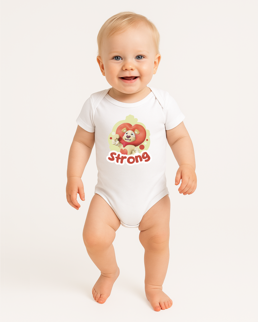 Leo Strong Baby Bodysuit