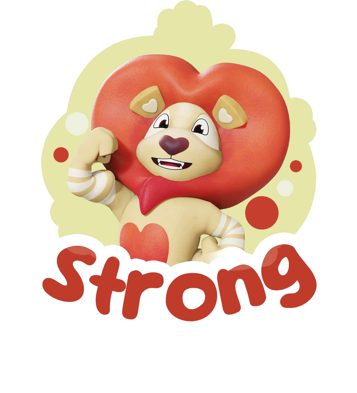 Leo Strong Baby Bodysuit