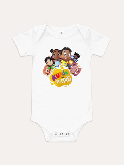 Kunda and Friends Baby Bodysuit (ages 3-18 months)