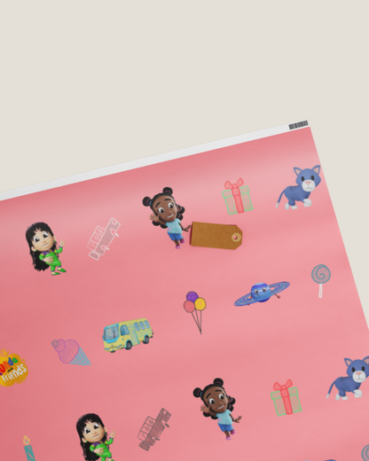 Gift Wrapping Paper - Pink
