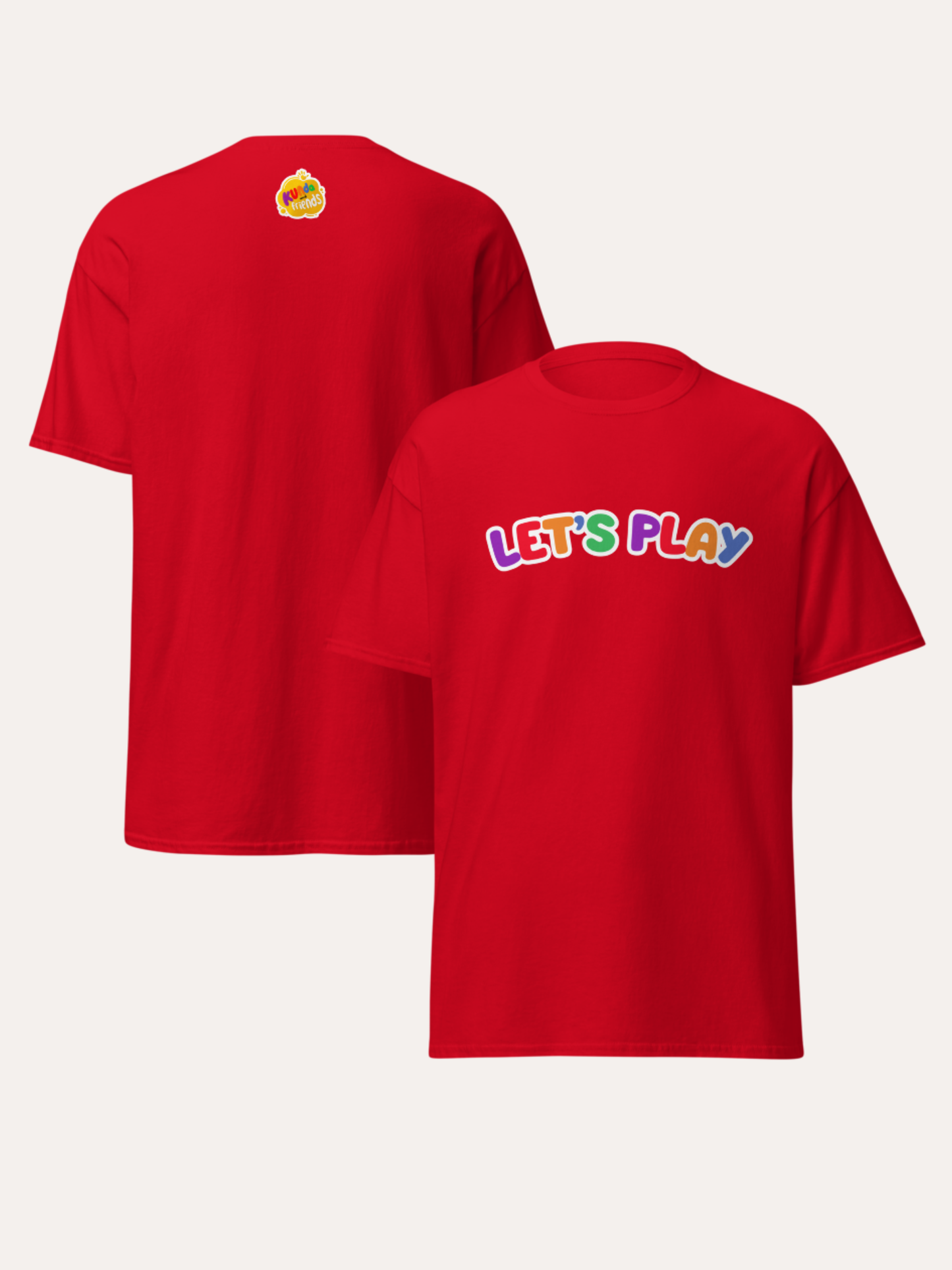 Kunda and Friends Let's Play Adult Tee