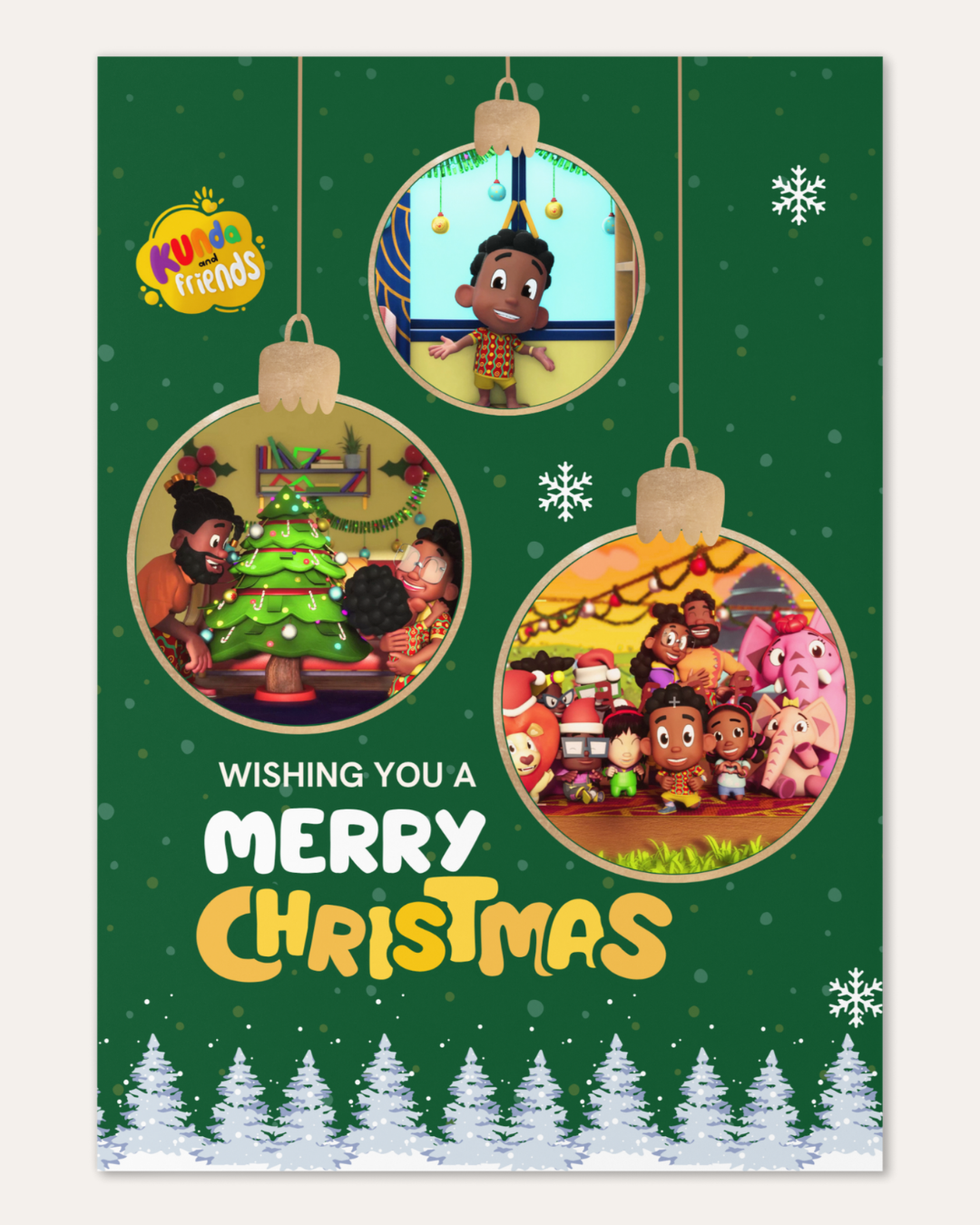 Kunda and Friends Christmas Card
