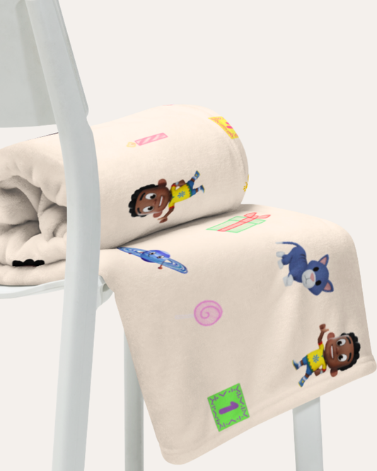 Kunda & Friends Vanilla Plush Blanket