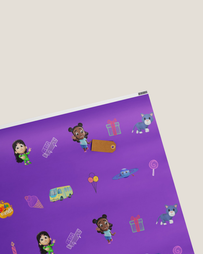 Gift Wrapping Paper - Purple
