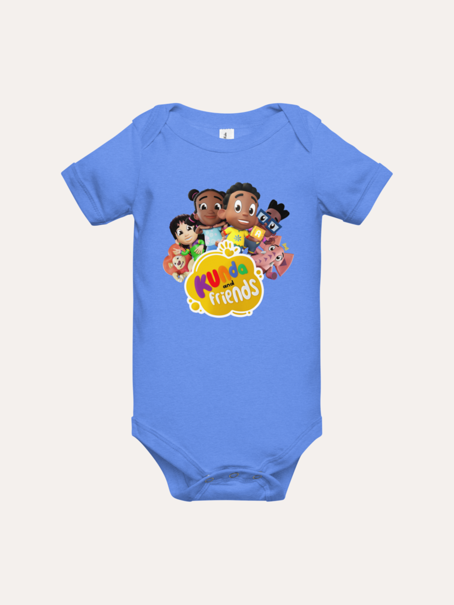 Kunda and Friends Baby Bodysuit (ages 3-18 months)