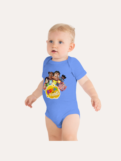 Kunda and Friends Baby Bodysuit (ages 3-18 months)