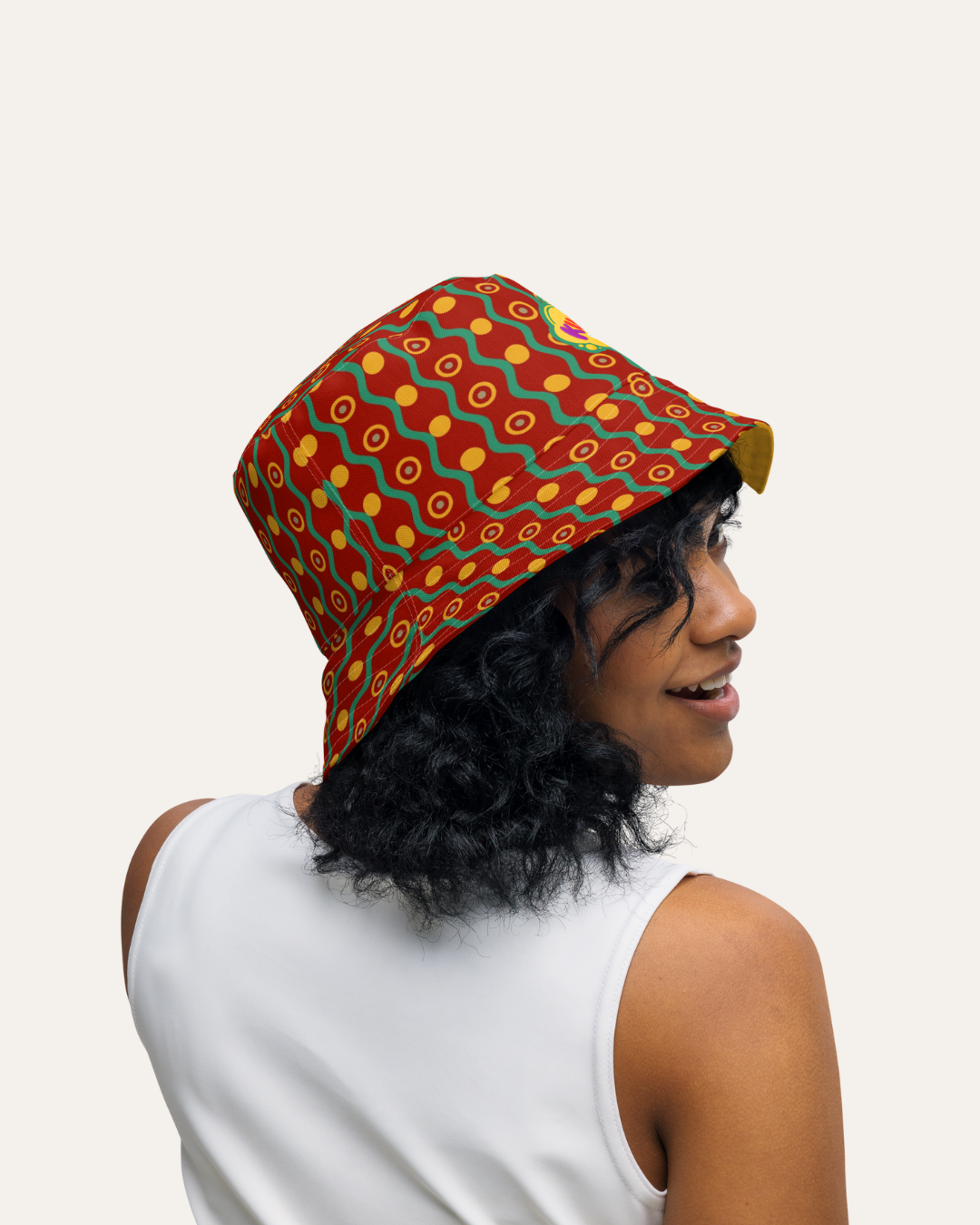 Kunda and Friends Christmas Reversible Bucket Hat