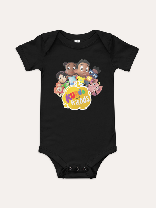 Kunda and Friends Baby Bodysuit (ages 3-18 months)