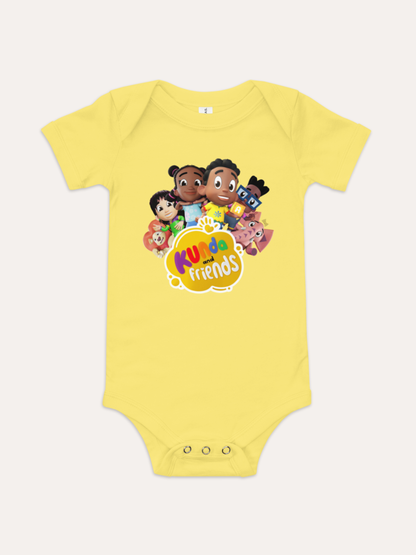 Kunda and Friends Baby Bodysuit (ages 3-18 months)