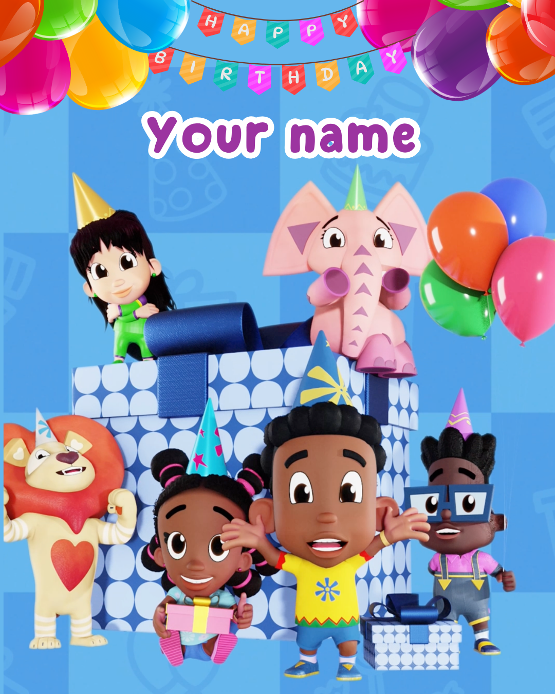 Kunda Kids Personalised Birthday Video and Poster