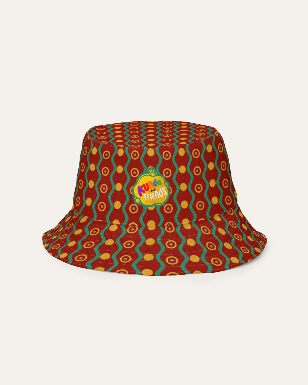 Kunda and Friends Christmas Reversible Bucket Hat