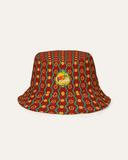 Kunda and Friends Christmas Reversible Bucket Hat