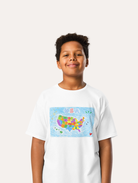 Thandi Around the USA Kids Tee (ages 2-6 years)