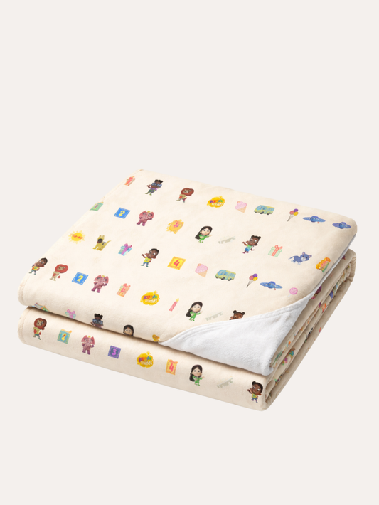 Kunda & Friends Vanilla Plush Blanket